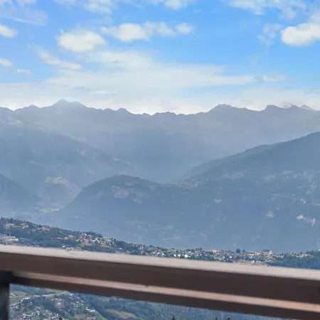 Mars 503 Sur La Place Du Village A Avec Vue Sur Les Alpes Appartamento Anzère