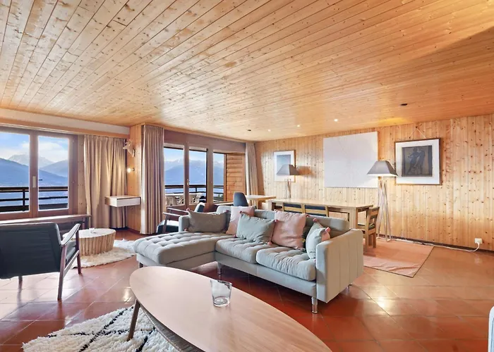 公寓 Mars 503 Sur La Place Du Village A Avec Vue Sur Les Alpes