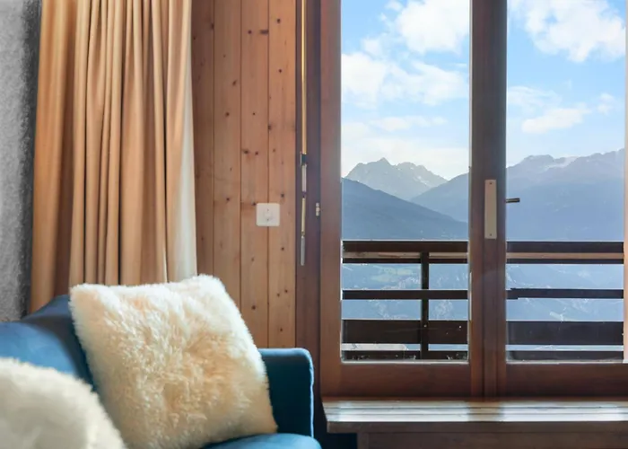 公寓 Mars 503 Sur La Place Du Village A Avec Vue Sur Les Alpes