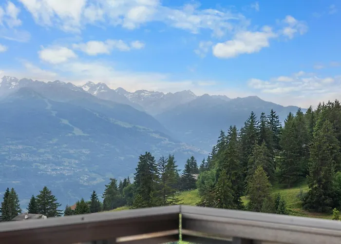 公寓 Mars 503 Sur La Place Du Village A Avec Vue Sur Les Alpes *