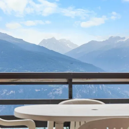 Mars 503 Sur La Place Du Village A Avec Vue Sur Les Alpes * Anzère