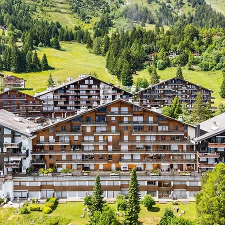 Mars 503 Sur La Place Du Village A Avec Vue Sur Les Alpes Apartmán Anzère